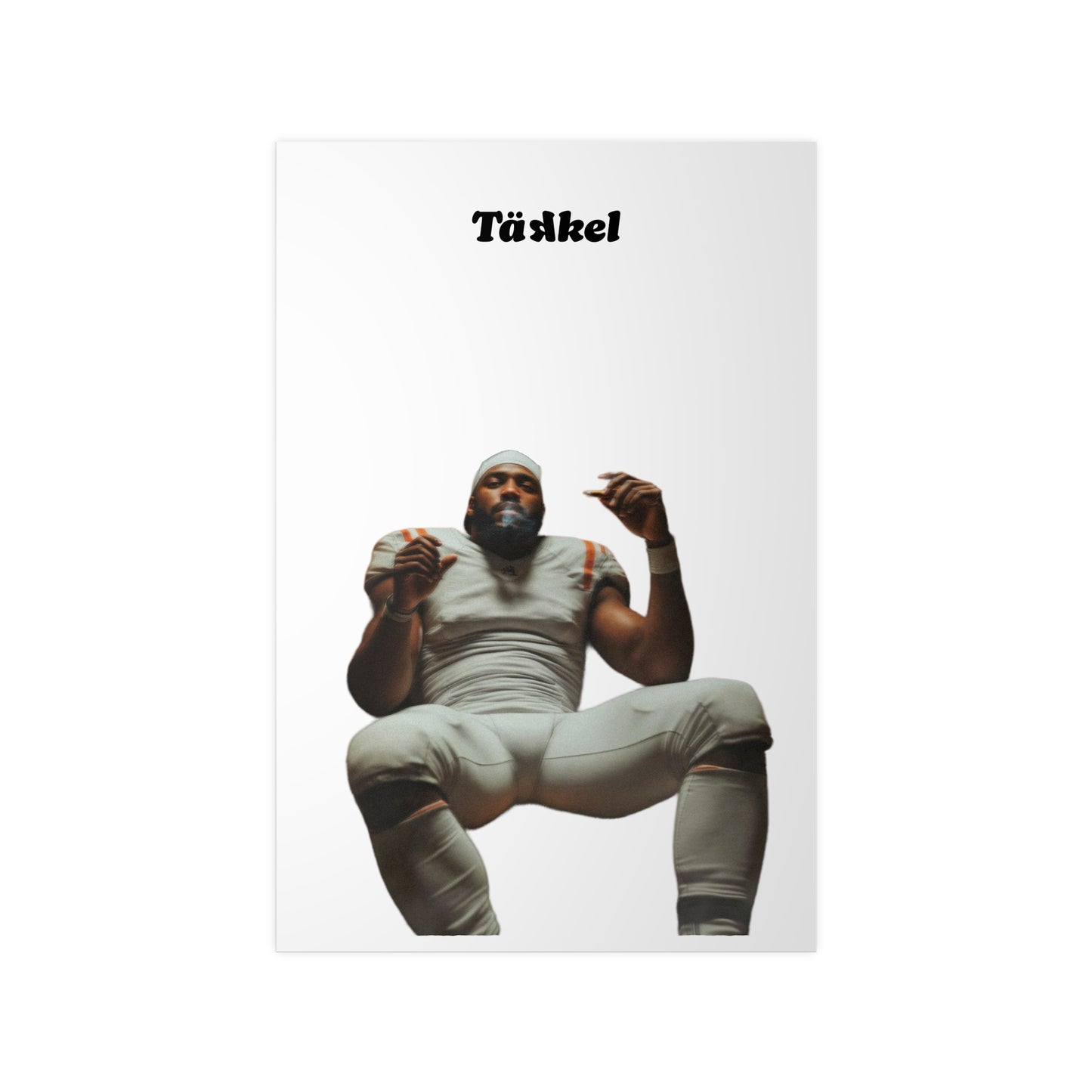 TÄKKEL Poster – Football Player Power Design