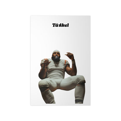 TÄKKEL Poster – Football Player Power Design