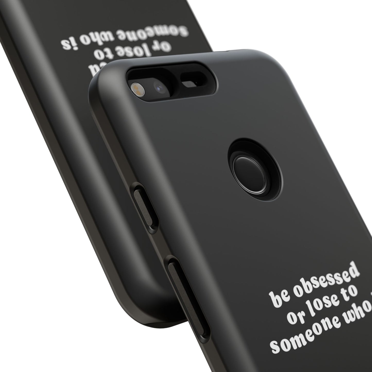 Too Obsessed Hard Case Schwarz Google Pixel