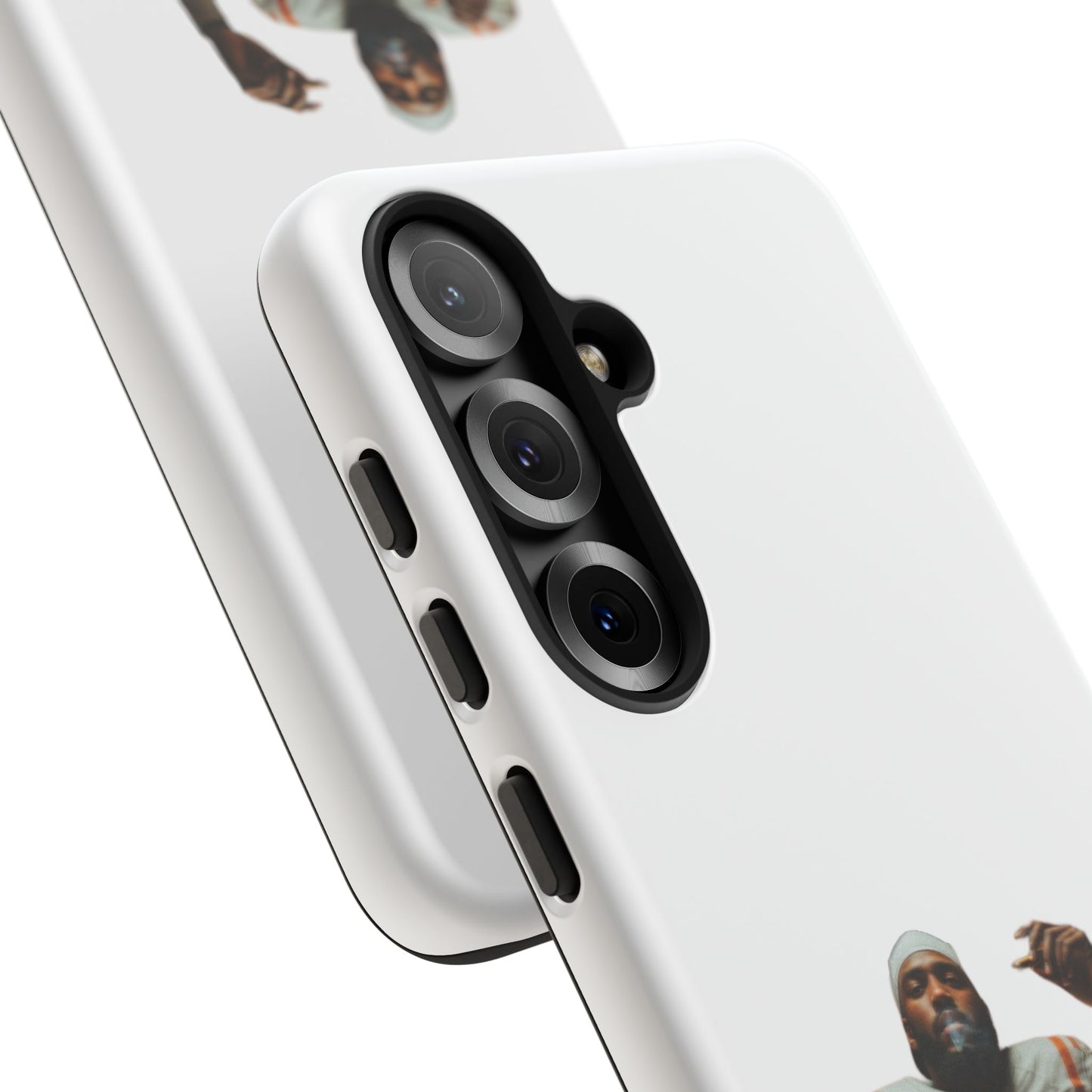 Who´s gonna smoke Hard Case Weiß Samsung