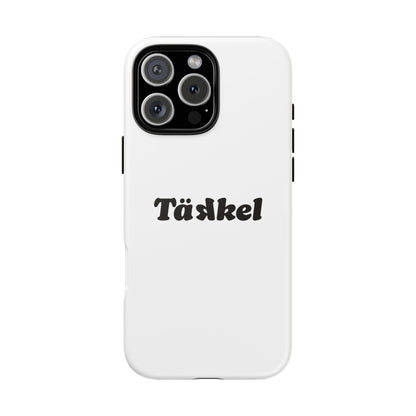 TÄKKEL Classic Hard Case Weiß iPhone