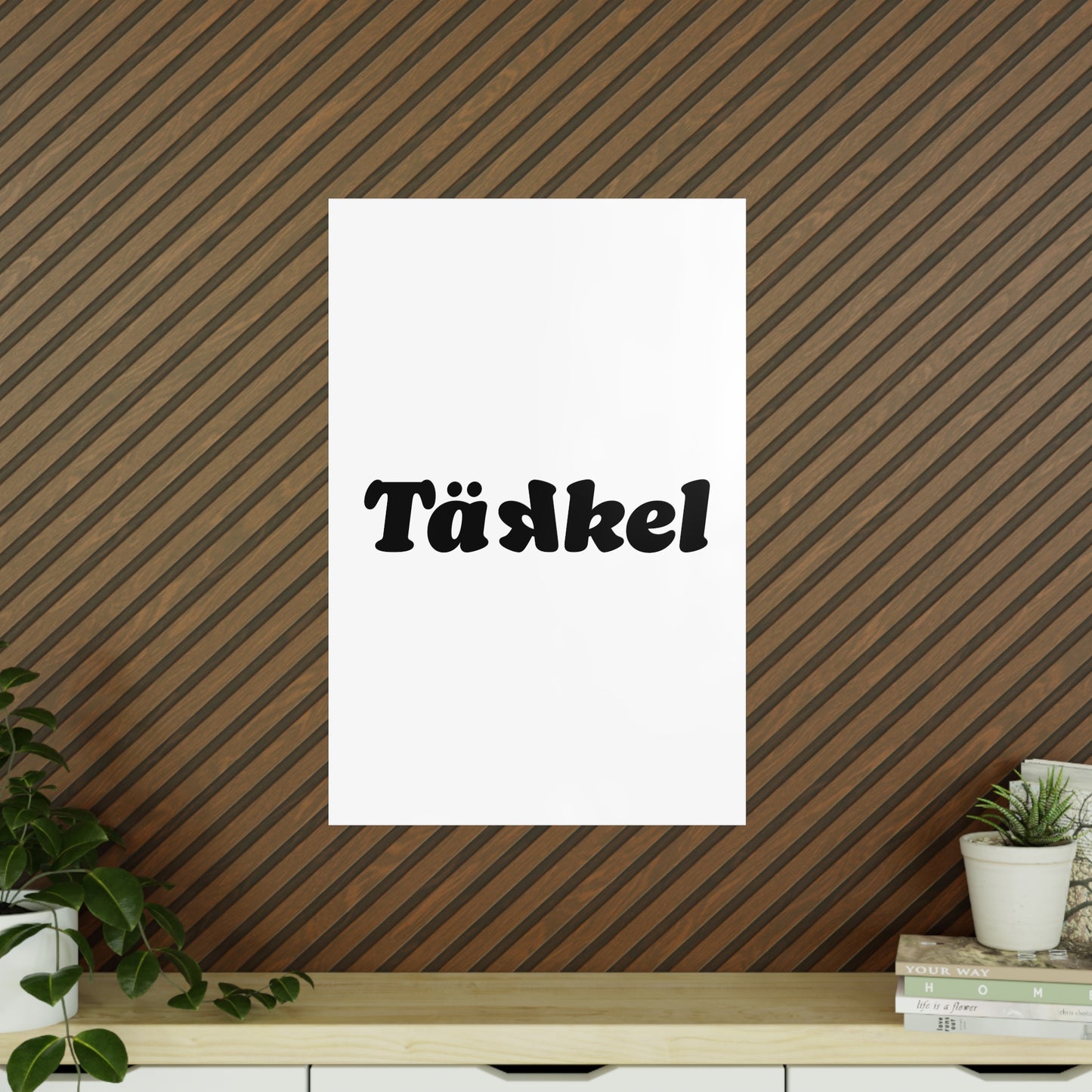 TÄKKEL Poster – Bold Football Statement Design