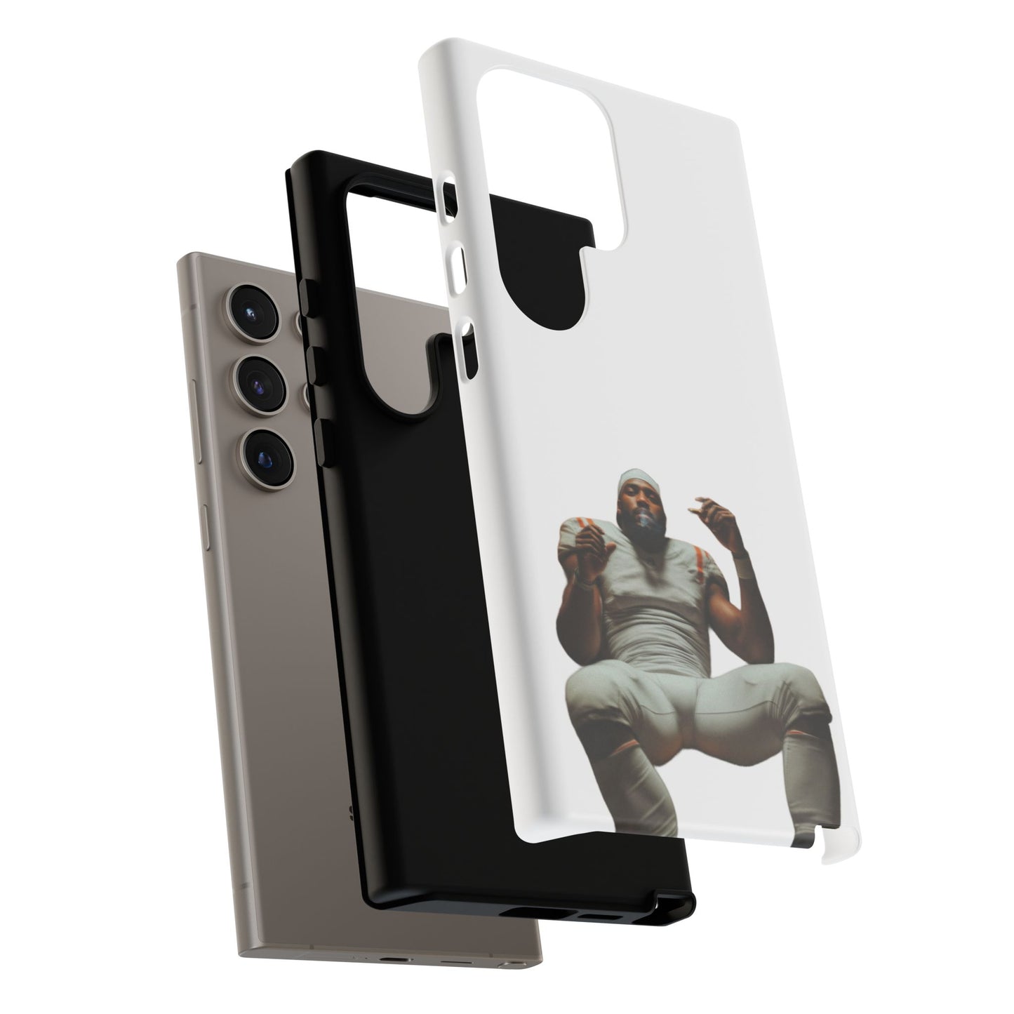 Who´s gonna smoke Hard Case Weiß Samsung