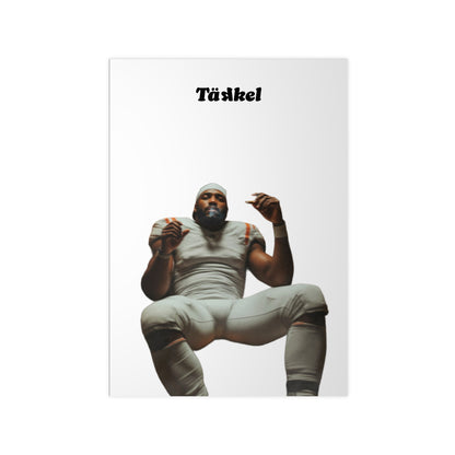TÄKKEL Poster – Football Player Power Design