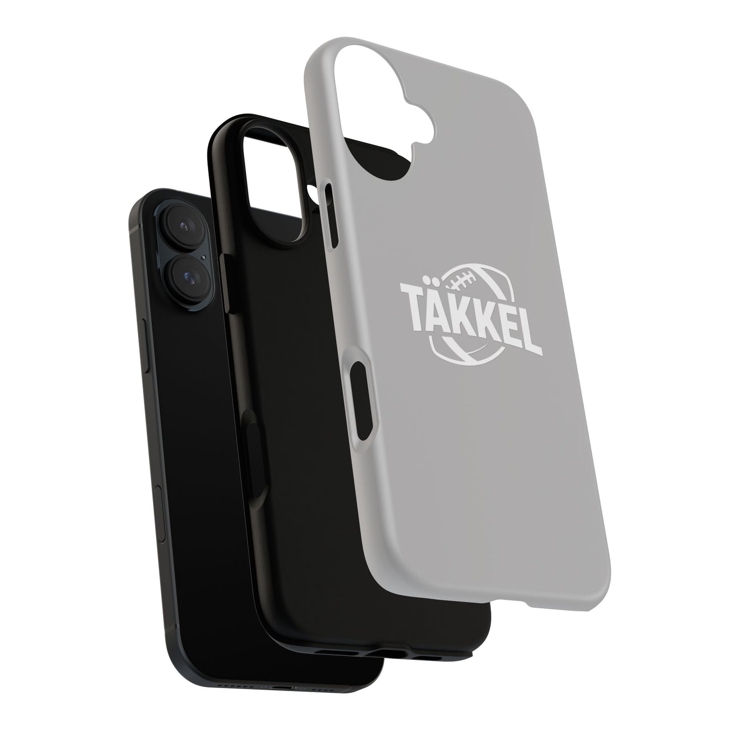 TÄKKEL FOOTBALL Hard Case Grau iPhone
