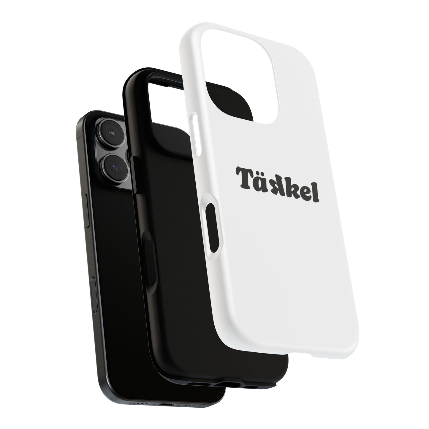 TÄKKEL Classic Hard Case Weiß iPhone