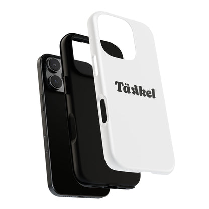 TÄKKEL Classic Hard Case Weiß iPhone