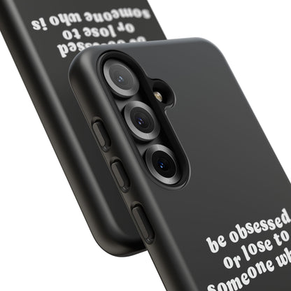Too Obsessed Hard Case Schwarz Samsung